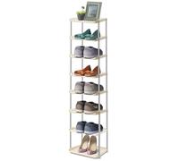 Cinnani étagère à chaussures 8 niveaux, étagère à chaussures DIY, armoire à chaussures,transparent, empilable pour gagner de la place, support à chaussures pour entrée,salon,salle de bain