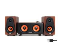 Cinnkeyi Enceinte Ordinateur 2.1 Bluetooth/USB, Haut-parleurs Stéréo, Contrôle du Volume, Système Son Bureau