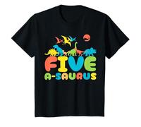 Cinq A-Saurus Dinosaure 5 Ans 5e Anniversaire garçon Fille T-Shirt