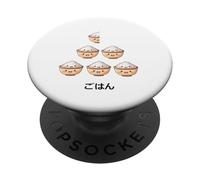 Cinq Bols et Demi de Riz. Autres Jeux de Mots Japonais. PopSockets PopGrip Adhésif