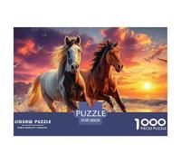 Cinq Chevaux Puzzle Adulte 1000 Défis (Niveau Avancé) L'Excellence d'un Challenge Éducatif - Conçu pour Hommes, Femmes Et Toute Personne De Plus De 14 Ans 38x26cm/1000pcs