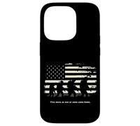 Cinq déménagent Pendant Que l'un ou l'autre rentre à la Maison. Soldat Patriote Coque pour iPhone 14 Pro