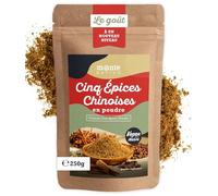 Cinq épices Chinoises en Poudre Monte Nativo (250g) - Mélange d'épices pur et naturel idéal pour la Cuisine Chinoise - Assaisonnement 5 epices Chinoises - Épices séchées pour la Cuisine Asiatique
