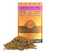 Cinq épices de Shanghai de Spice Cartel. Mélange d'épices débordant d'anis étoilé pour une saveur chinoise authentique. Sachet refermable de 100 g. Assaisonne plus de 3 kg de protéines. Mélange artisa