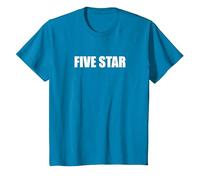 Cinq étoiles T-Shirt, Enfant, Saphir, 6 Ans