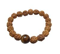 Cinq Face Panchmukhi Rudraksha Graines volantes, DE Perles Rudraksha Perles (Elaeocarpus Ganitrus) 100% original et certifié par Arihant pierres précieuses et bijoux