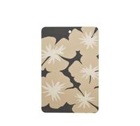 Cinq grandes fleurs beiges minimalistes pour voiture désodorisants 4 pièces cartes parfumées à suspendre cartes parfumées pour tablettes d'aromathérapie de voiture