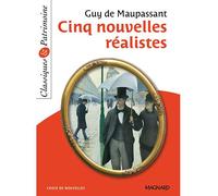Cinq nouvelles réalistes - Classiques et Patrimoine 2011 - Laurence Sudret - Magnard - Poche - Scolaire / Universitaire
