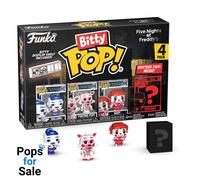 Cinq nuits chez Freddy's Bitty POP Vinyl Figurine 4-Pack Ballora 2,5 cm