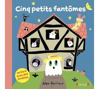 Cinq petits fantômes - Livre animé tout-carton avec des tirettes - Dès 1 an