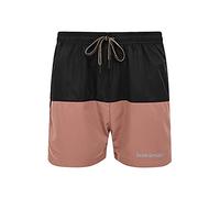 Cinq Points pour Hommes Couleur d'été Shorts en Vrac Sport Contraste Course Fitness Pantalon pour Hommes (Black, M)