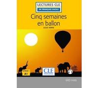 Cinq semaines en ballon FLE 2è édition Jules Verne (Auteur), Elyette Roussel (Adapté)