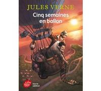 Cinq semaines en ballon - Texte Abrégé Jules Verne (Auteur), Jérémie Fleury (Conception couverture ou illustration)