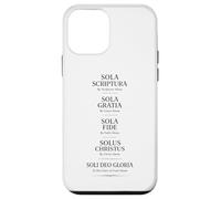 Cinq Solas Réforme Théologie réformée Écriture Bible Dieu Coque pour iPhone 12 Mini