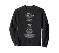 Cinq Solas Réforme Théologie réformée Écriture Bible Dieu Sweatshirt