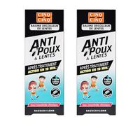 CINQ SUR CINQ Baume Décolleur De Lentes Anti-Poux lot de 2 x 60 ml - Après Traitement - Action 10 min - Dès 6 Mois & Femmes Enceintes