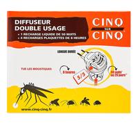 Cinq Sur Cinq Diffuseur Électrique Double Usage Anti-Moustiques 1 Pièce