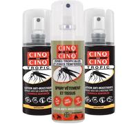Cinq sur Cinq - Kit Haute Protection Contre Les Moustiques - Lot de 2 x Spray Tropic 75 ML + Spray Vètement 100 ML79
