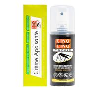 Promo Duo Spray Tropic Anti-Moustiques 75ml et Crème Apaisante Piqûre 40g Cinq sur Emballage(S) Combi 1 pc(s)
