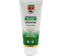 CINQ SUR Crème Anti-Moustiques Peaux Sensibles 100ml - ALOE VERA + DEFENSIL-PLUS Pour La Peau 100 ml