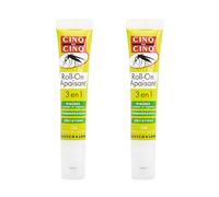 CINQ SUR CINQ | Roll-on Apaisant | Apaise piqûres, démangeaisons & irritations | Application précise & pratique | Parfumé à la fleur de Tiaré | Dès 3 ans | Lot de 2x 7ml