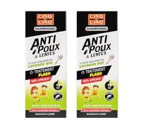 Cinq sur Cinq Shampoing Anti-Poux et Lentes à l'Huile Essentielle de Lavande Bio 100ml