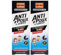 CINQ SUR Shampoing Gel Anti-Poux & Lentes Shampooing 2x100 ml