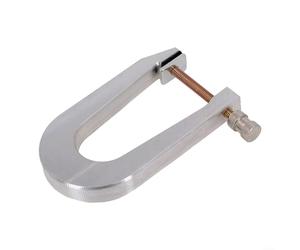 Cinq tailles de pinces en aluminium pour installation de violon, basse et outils de réparation de violoncelle conçus pour les luthiers pour garantir un alignement précis (profondeur 8,3 cm)