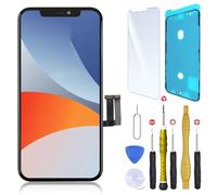 CINQ TEQ Ecran LCD de Remplacement pour iPhone 16 (A3081, A3286, A3287, A3288) avec Joint d’ecran + Verre trempe et Kit