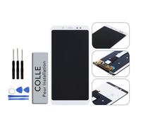 CINQ TEQ Ecran LCD de Remplacement pour XIAOMI REDMI Note 5 Blanc + Outils + Colle