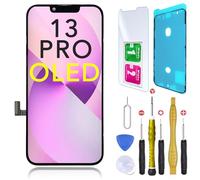 CINQ TEQ Ecran OLED Remplacement iPhone 13 Pro avec Joint Ecran +Verre trempe +Kit