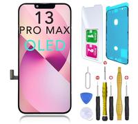 CINQ TEQ Ecran OLED Remplacement iPhone 13 Pro Max avec Joint Ecran +Verre trempe +Kit