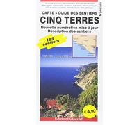 Cinq Terres. Carte. Guide des sentiers. 185 sentiers, echelle 1:25.000
