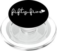 Cinquante-Cinq, 55 Ans Mignon pour Les Femmes de Son 55e Anniversaire PopSockets PopGrip pour MagSafe