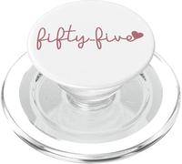 Cinquante-Cinq 55 Ans Mignon pour Les Femmes pour Son 55e Anniversaire PopSockets PopGrip pour MagSafe