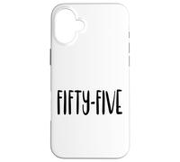 Cinquante-Cinq Ans, 55 Ans pour Hommes et Femmes, 55e Anniversaire Coque pour iPhone 16 Plus