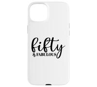 Cinquante et Fabuleux, 50 Ans, pour Femme Elle, 50e Coque pour iPhone 15 Plus