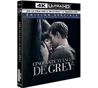 Cinquante Nuances de Grey 4K [4K Ultra-HD + Blu-ray + Digital HD - Édition spéciale - Version non censurée + version cinéma]