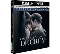 Cinquante Nuances de Grey 4K [4K Ultra-HD + Blu-ray + Digital HD - Édition spéciale - Version non censurée + version cinéma]
