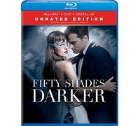 Cinquante Nuances Plus sombres (Blu-ray/DVD) Combo Dakota Johnson, Jamie autographe