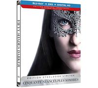 Cinquante nuances plus sombres [Édition spéciale - Boîtier SteelBook® exclusif Amazon - Version non censurée + version cinéma - Blu-ray + DVD + Digital HD]