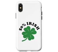 Cinquante pour Cent Irlandais Coque pour iPhone X/XS