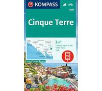 KOMPASS – Carte de randonnée 2450 Cinque Terre – Échelle 1:35.000
