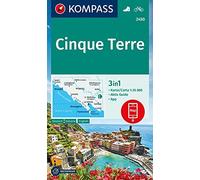 KOMPASS – Carte de randonnée 2450 Cinque Terre – Échelle 1:35.000