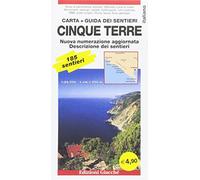 Cinque Terre. Carta. Guida dei sentieri. 185 sentieri, scala 1:25.000