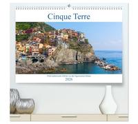 Cinque Terre - Fünf malerische Dörfer an der ligurischen Küste (hochwertiger Premium Wandkalender 2026 DIN A2 quer), Kunstdruck in Hochglanz: fotografische Impressionen von der Cinque Terre