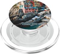 Cinque Terre, Italie - Charme côtier coloré sur la Côte d'Azur PopSockets PopGrip pour MagSafe