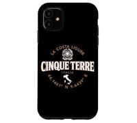 Cinque Terre Italie Coordonnées Label 2C Coque pour iPhone 11