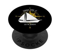 Cinque Terre Italy Seas The Moment Design de Style Nautique PopSockets PopGrip Adhésif