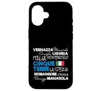 Cinque Terre La Spezia Italie Ligurie Vintage Souvenir Coque pour iPhone 16